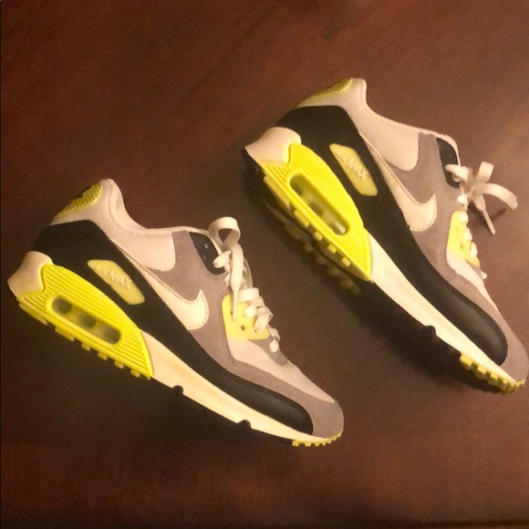 nike air max 90 neon yellow